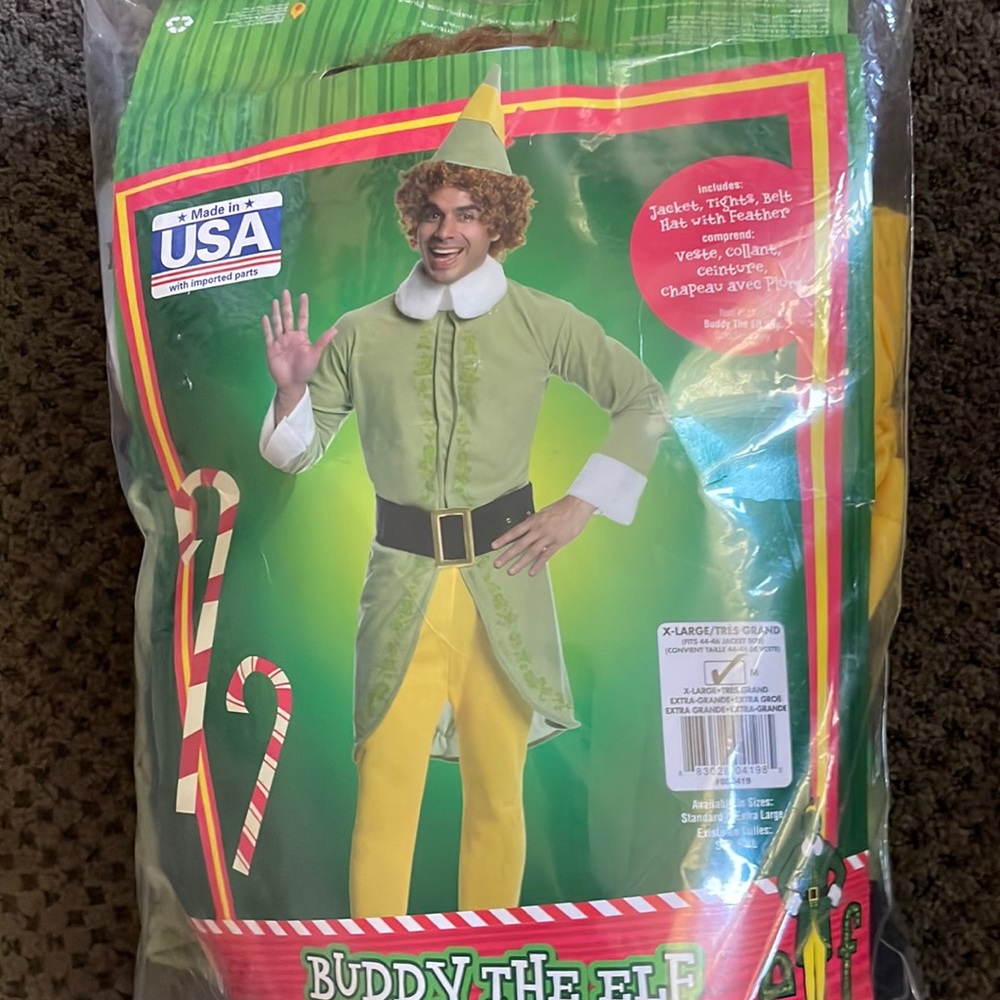 Halloween Costume Buddy the Elf